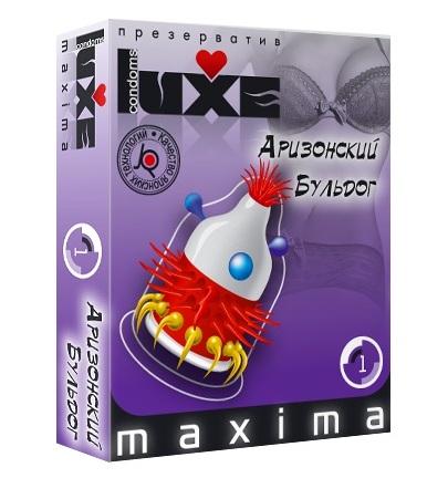 Презерватив LUXE Maxima  Аризонский Бульдог  - 1 шт. - Luxe - купить с доставкой в Волгодонске