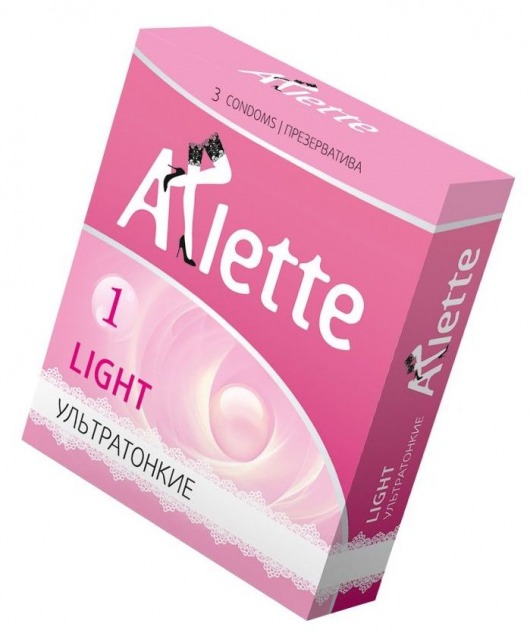 Ультратонкие презервативы Arlette Light - 3 шт. - Arlette - купить с доставкой в Волгодонске