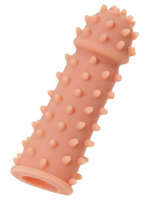 Телесная реалистичная насадка KOKOS Extreme Sleeve 03 с дополнительной стимуляцией - 12,7 см. - KOKOS - в Волгодонске купить с доставкой
