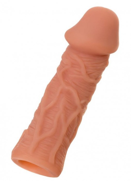 Телесная реалистичная насадка KOKOS Extreme Sleeve 05 с дополнительной стимуляцией - 12,7 см. - KOKOS - в Волгодонске купить с доставкой