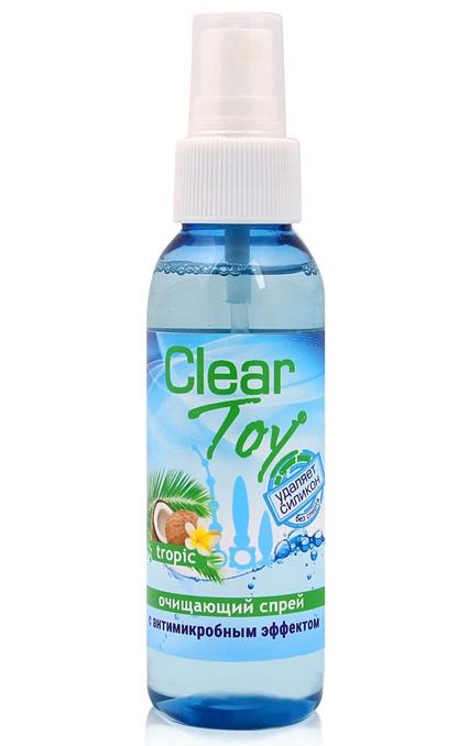 Очищающий спрей для игрушек CLEAR TOY Tropic - 100 мл. - Биоритм - купить с доставкой в Волгодонске