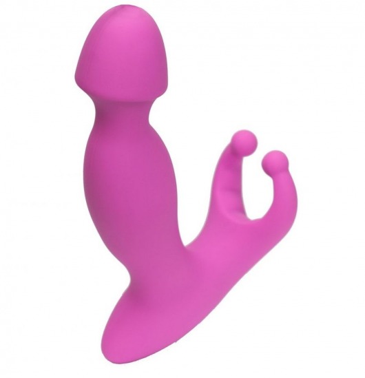 Розовый стимулятор простаты с усиками - 15 см. - 4sexdreaM - в Волгодонске купить с доставкой