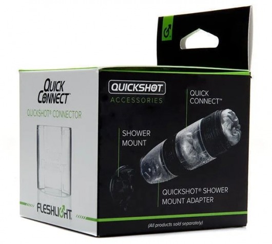 Коннектор для мастурбаторов серии Quickshot - Quick Connect - Fleshlight - в Волгодонске купить с доставкой