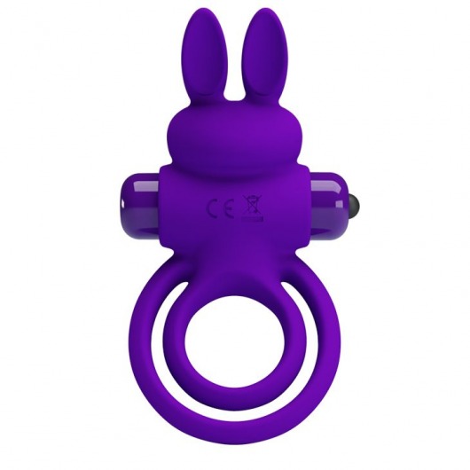 Фиолетовое эрекционное кольцо с вибростимуляцией клитора Vibrant Penis Ring III - Baile - в Волгодонске купить с доставкой