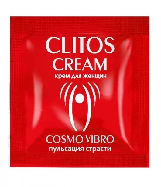 Пробник возбуждающего крема для женщин Clitos Cream - 1,5 гр. - Биоритм - купить с доставкой в Волгодонске