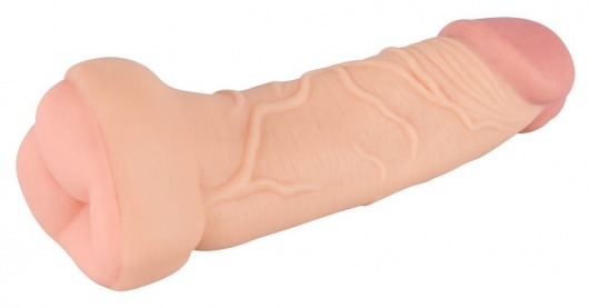 Телесная насадка-мастурбатор 2-in-1 Extension Masturbator - 21 см. - Orion - в Волгодонске купить с доставкой