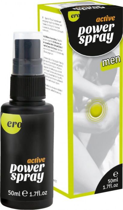 Стимулирующий спрей для мужчин Active Power Spray - 50 мл. - Ero - купить с доставкой в Волгодонске