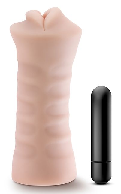 Телесный мастурбатор-ротик Angie - Blush Novelties - в Волгодонске купить с доставкой
