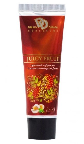 Интимный съедобный лубрикант JUICY FRUIT с ароматом дыни - 30 мл. - БиоМед - купить с доставкой в Волгодонске