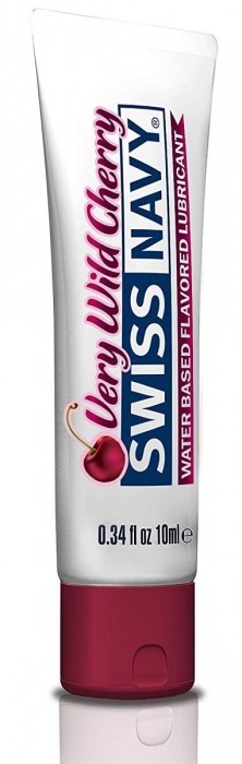 Лубрикант Swiss Navy Very Wild Cherry Lube с ароматом вишни - 10 мл. - Swiss navy - купить с доставкой в Волгодонске