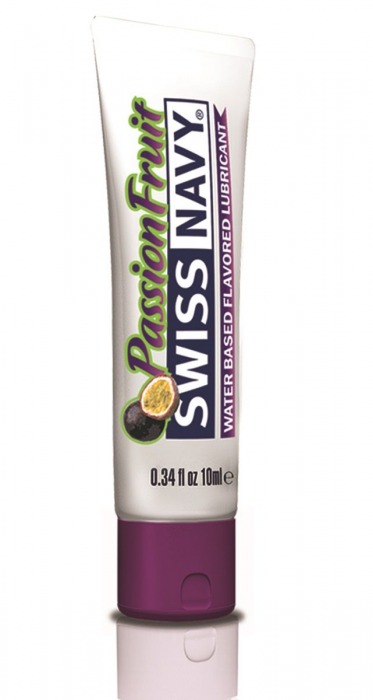 Лубрикант Swiss Navy Passion Fruit Lube с ароматом маракуйи - 10 мл. - Swiss navy - купить с доставкой в Волгодонске