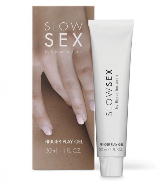 Гель для мастурбации с ароматом кокоса Slow Sex Finger Play Gel - 30 мл. - Bijoux Indiscrets - купить с доставкой в Волгодонске