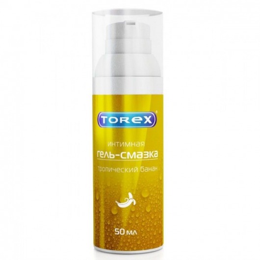 Гель-смазка на водной основе Torex  Тропический банан  - 50 мл. - Torex - купить с доставкой в Волгодонске