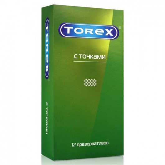 Текстурированные презервативы Torex  С точками  - 12 шт. - Torex - купить с доставкой в Волгодонске