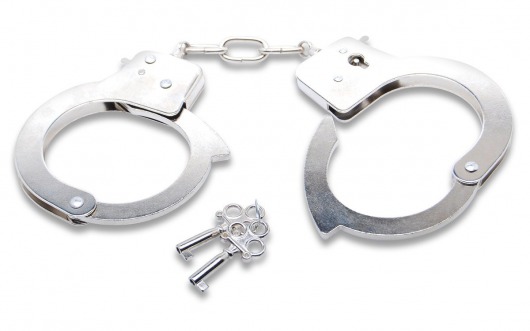 Наручники с ключами Official Handcuffs - Pipedream - купить с доставкой в Волгодонске