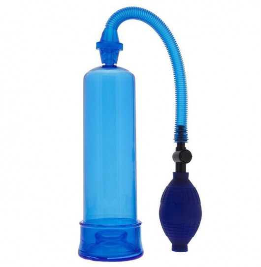 Синяя вакуумная помпа MENZSTUFF PENIS ENLARGER - Dream Toys - в Волгодонске купить с доставкой