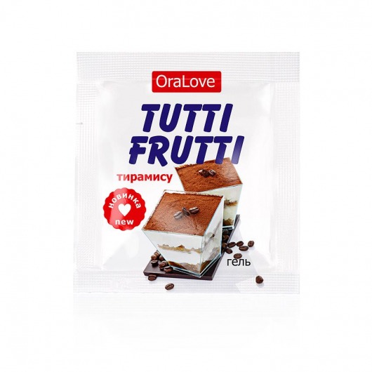 Пробник гель-смазки Tutti-frutti со вкусом тирамису - 4 гр. - Биоритм - купить с доставкой в Волгодонске