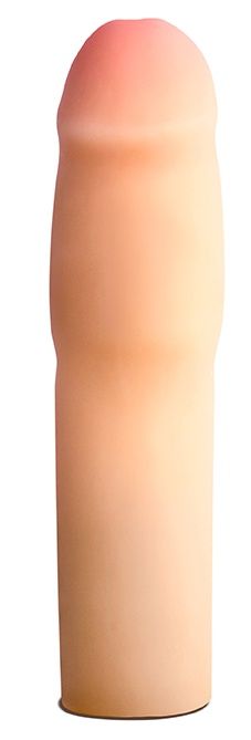 Телесная насадка-удлинитель на пенис PERFORMANCE 1.5INCH COCK XTENDER - 16 см. - Blush Novelties - в Волгодонске купить с доставкой