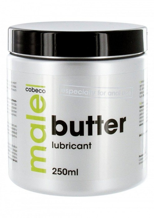 Анальный лубрикант MALE Cobeco Butter Lubricant - 250 мл. - Cobeco - купить с доставкой в Волгодонске