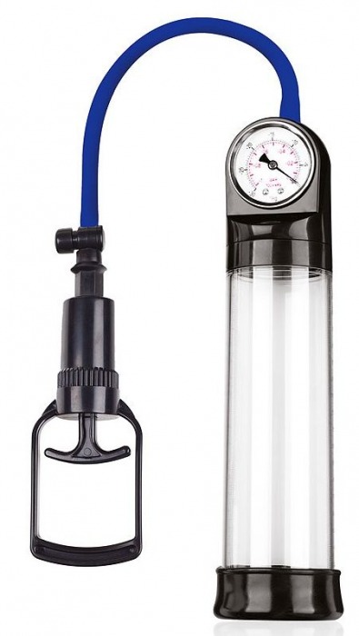 Прозрачная вакуумная помпа Sex Expert с манометром - Sex Expert - в Волгодонске купить с доставкой
