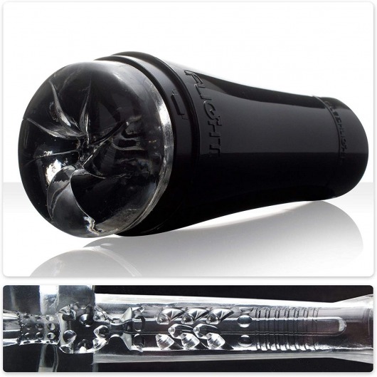 Черный мастурбатор-анус Fleshlight - Flight Pilot - Fleshlight - в Волгодонске купить с доставкой
