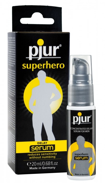 Сыворотка-пролонгатор pjur SUPERHERO Delay Serum - 20 мл. - Pjur - купить с доставкой в Волгодонске