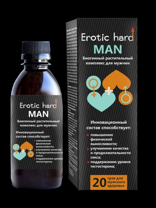 Мужской биогенный концентрат для усиления эрекции Erotic hard Man - 250 мл. - Erotic Hard - купить с доставкой в Волгодонске