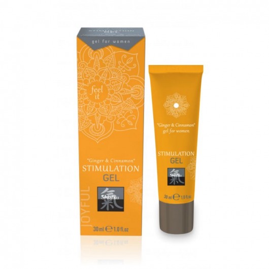 Возбуждающий интимный гель STIMULATION GEL Ginger   Cinnamon - 30 мл. - Shiatsu - купить с доставкой в Волгодонске