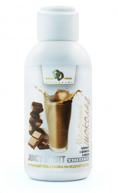 Интимный гель-смазка JUICY FRUIT с ароматом молочного шоколада - 100 мл. - БиоМед - купить с доставкой в Волгодонске