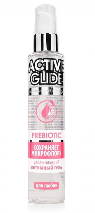 Увлажняющий интимный гель Active Glide Prebiotic - 100 гр. - Биоритм - купить с доставкой в Волгодонске