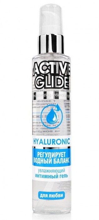Увлажняющий интимный гель Active Glide Hyaluronic - 100 гр. - Биоритм - купить с доставкой в Волгодонске