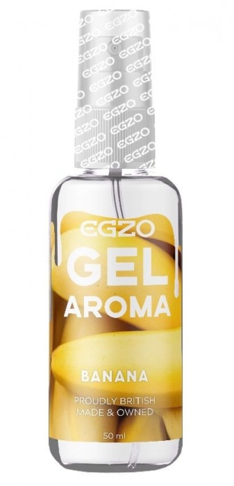 Интимный лубрикант EGZO AROMA с ароматом банана - 50 мл. - EGZO - купить с доставкой в Волгодонске