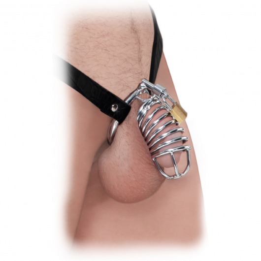 Кольцо верности Extreme Chastity Belt с фиксацией головки - Pipedream - купить с доставкой в Волгодонске
