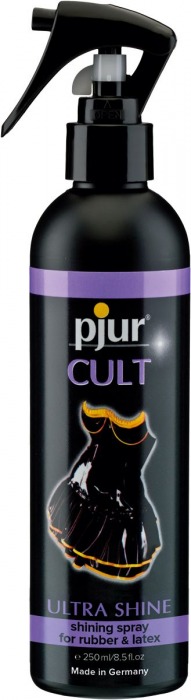 Спрей для ухода за одеждой из латекса pjur CULT Ultra Shine - 250 мл. - Pjur - купить с доставкой в Волгодонске