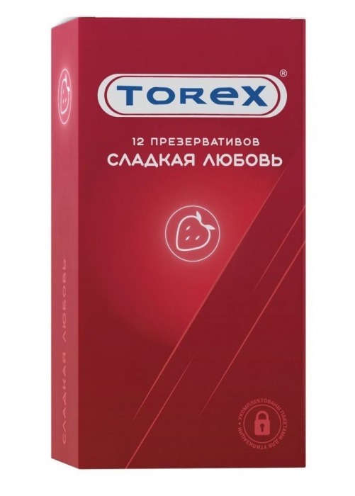 Презервативы Torex  Сладкая любовь  с ароматом клубники - 12 шт. - Torex - купить с доставкой в Волгодонске