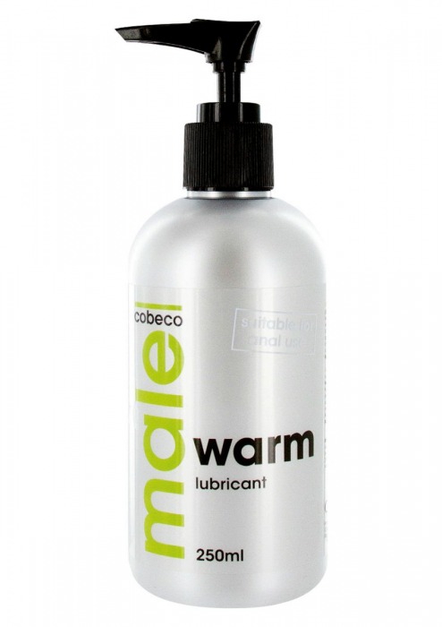 Лубрикант с согревающим эффектом MALE Cobeco Warm Lubricant - 250 мл. - Cobeco - купить с доставкой в Волгодонске