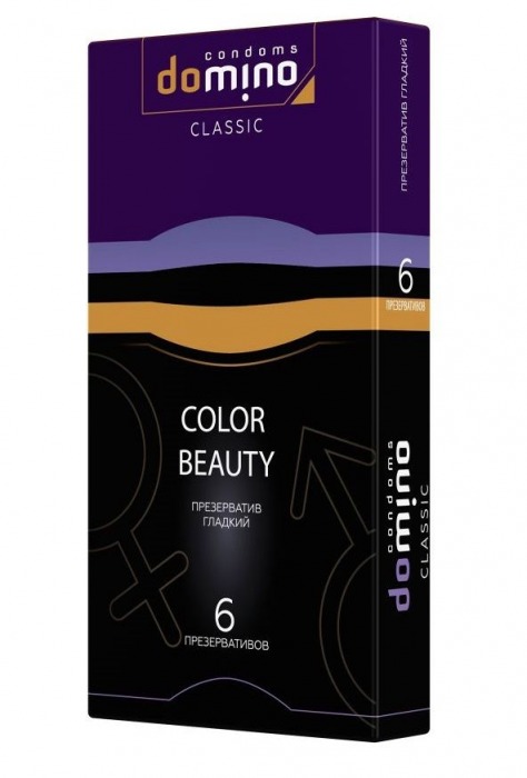 Разноцветные презервативы DOMINO Colour Beauty - 6 шт. - Domino - купить с доставкой в Волгодонске