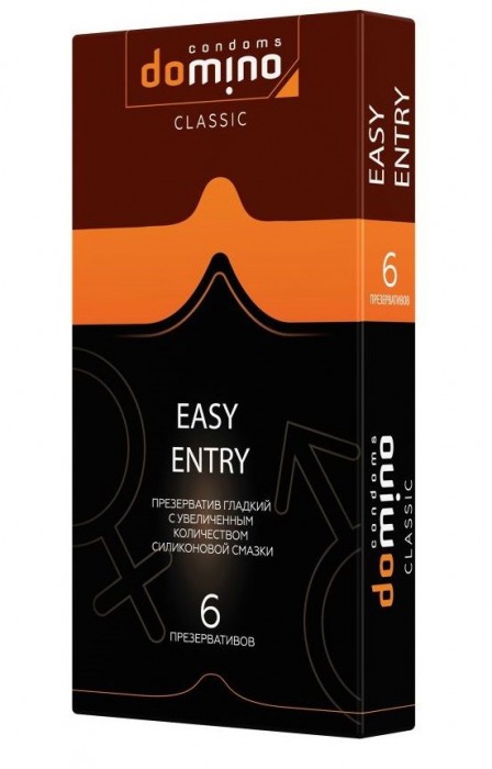 Презервативы с увеличенным количеством смазки DOMINO Easy Entry - 6 шт. - Domino - купить с доставкой в Волгодонске