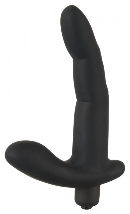 Черный вибромассажер простаты Naughty Finger Prostate Vibe - 13,8 см. - Orion - в Волгодонске купить с доставкой
