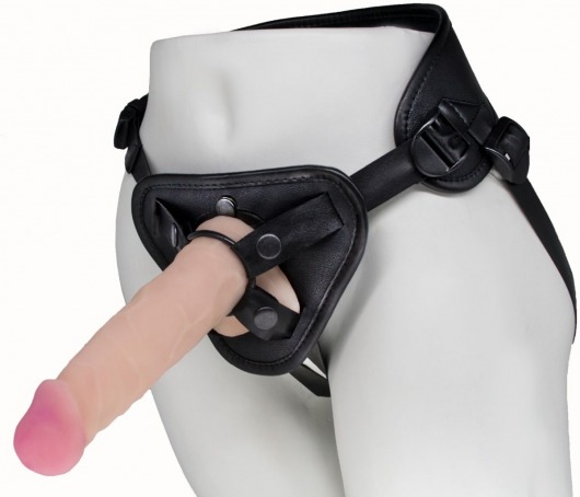 Пояс харнесс BEST UNI strap с 2 сменными насадками - 18,5 и 16 см. - LOVETOY (А-Полимер) - купить с доставкой в Волгодонске