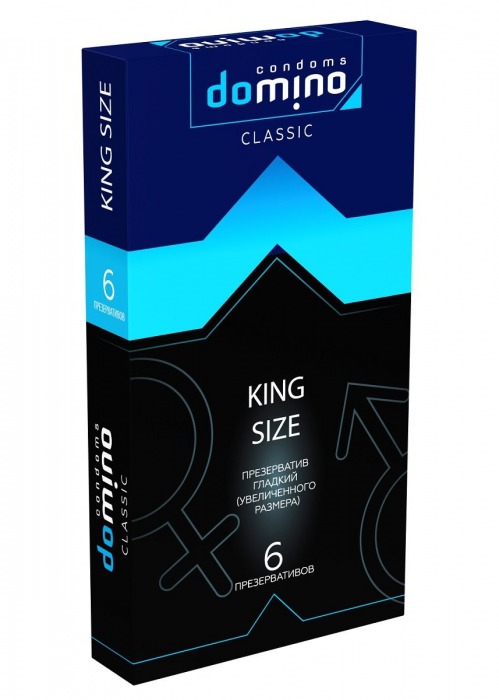 Презервативы увеличенного размера DOMINO Classic King size - 6 шт. - Domino - купить с доставкой в Волгодонске