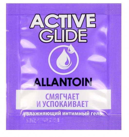 Лубрикант на водной основе Active Glide с аллантоином - 3 гр. - Биоритм - купить с доставкой в Волгодонске