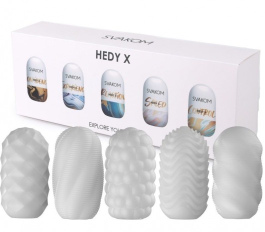 Набор из 5 мастурбаторов Hedy X5 Mixed - Svakom - в Волгодонске купить с доставкой