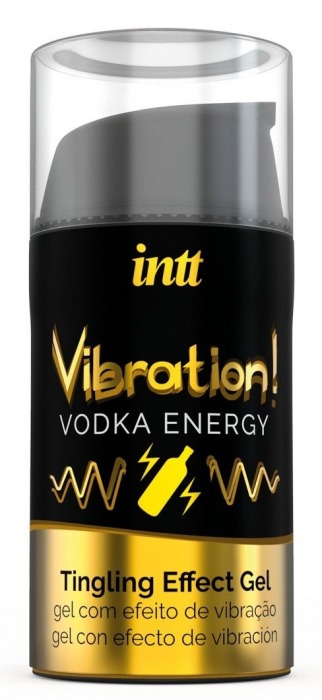 Жидкий интимный гель с эффектом вибрации Vibration! Vodka Energy - 15 мл. - INTT - купить с доставкой в Волгодонске