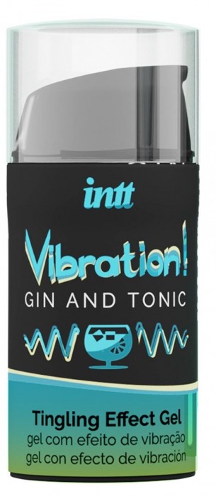 Жидкий интимный гель с эффектом вибрации Vibration! Gin   Tonic - 15 мл. - INTT - купить с доставкой в Волгодонске