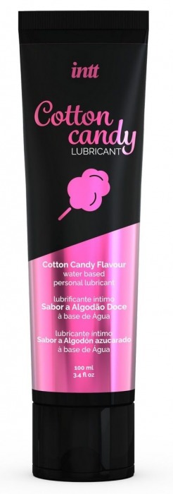 Интимный гель на водной основе Cotton Candy Lubricant - 100 мл. - INTT - купить с доставкой в Волгодонске