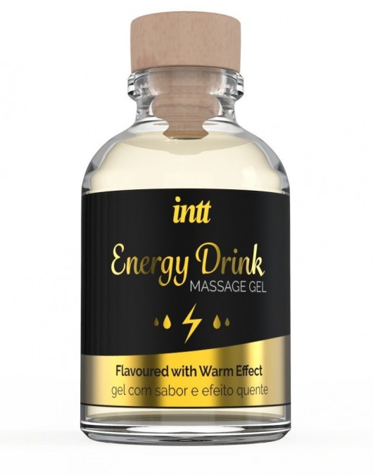 Массажный гель с согревающим эффектом Energy Drink - 30 мл. - INTT - купить с доставкой в Волгодонске