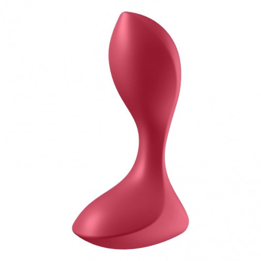 Красный вибромассажёр простаты Satisfyer Backdoor Lover - 14 см. - Satisfyer - в Волгодонске купить с доставкой