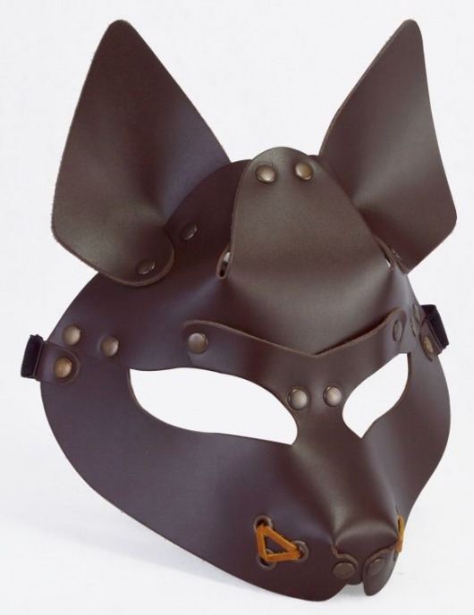 Коричневая маска Wolf - Sitabella - купить с доставкой в Волгодонске