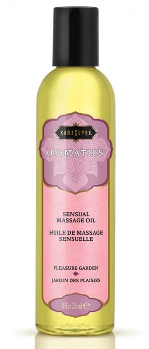Массажное масло с цветочным ароматом Pleasure Garden - 236 мл. - Kama Sutra - купить с доставкой в Волгодонске